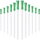 Nuanchu 30 Pieces Urinary Catheters Replacement Tubes Kit, 14 Fr | Clear PVC Flexible Tubes, Rounded End for Smooth Insert, Self Catheterization Supplies for Women, Soft Disposable Replacement