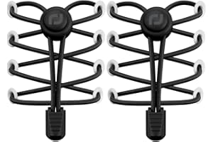 RJ-Sport Shoe Laces Tieless 2 Pack - No Tie Shoe Laces for Kids & Adults Sneakers