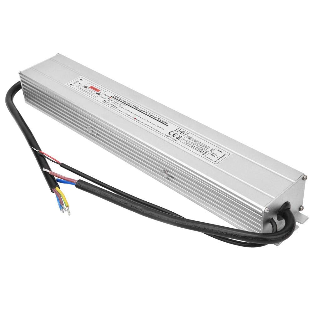 LED Power Supply, 24V 200W 8.33A Waterproof IP67 Transformer LED