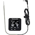 KitchenAid KQ906 Programmable Wired Probe Thermometer, TEMPERATURE RANGE: -40F to 482F/-40C to 250C, Black