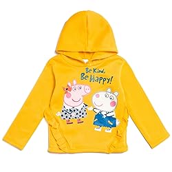 Peppa Pig Little Girls Pullover Fleece Hoodie and