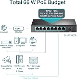 TP-Link TL-SF1008P V5 8-Port 10/100Mbps Desktop Switch 4 PoE Ports 57W view 3