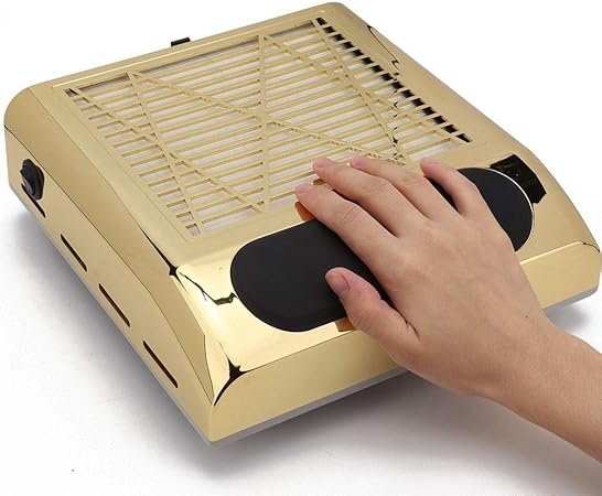 Amazon Okuguy ネイル集塵機 80w強い吸引ネイルアート掃除機100 240v ゴールド米国のプラグイン Okuguy ネイル道具 ケアツール 通販