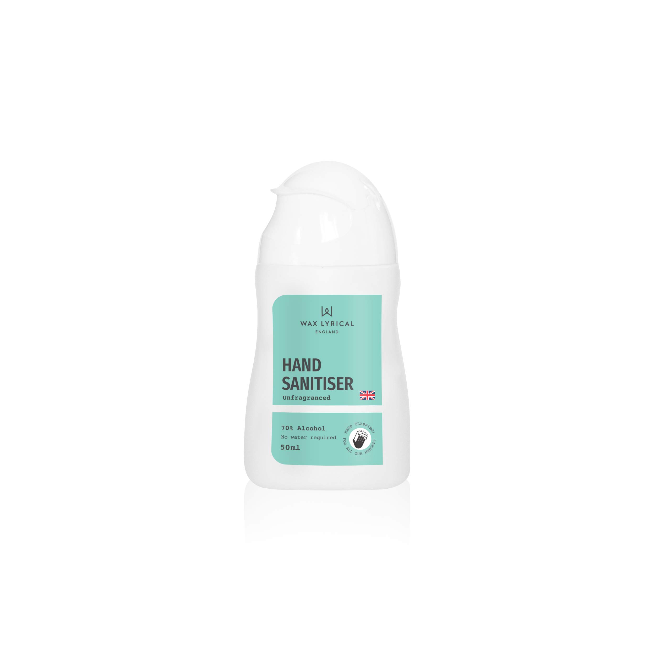 Wax Lyrical 50ml Hand Sanitiser Gel, 70% Alcohol.,