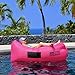 Mad Grit Best Inflatable Sofa Best Air Lounger - Pool Float Lounge Chair - Lazy Hangout Bag - Water Proof Air Hammock - Includes: 2 LED Camping Lights, 3 Pockets & Bottle Opener.