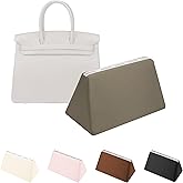 KINGS IN BAG Purse Pillow for Birkin 25, Smooth Satin Fabric & Memory Foam Inner, Durable & Lightweight Structure Support (Etoupe Grey, BK25 Retourné)