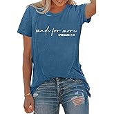 BLACKOO Women Graphic Tees Made for More Summer Tshirts