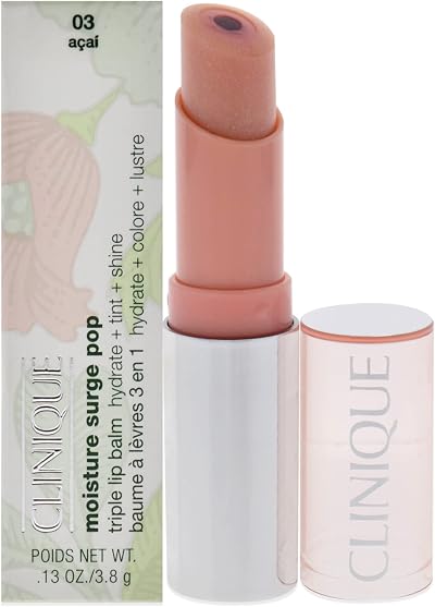 Clinique Moisture Surge Pop Triple Lip Balm Acai 3.8g New