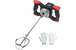 IMAYCC Cement Mixer 2100W, Portable Concrete Mixer, 110V Handheld Mud Mixer for Motar,Paint, Grout, Plaster, Thinset,Fodder Stirring Tool