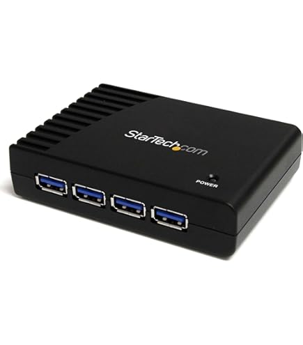 Amazon.com: StarTech.com 4 Port Compact Black USB 2.0 Hub - Bus