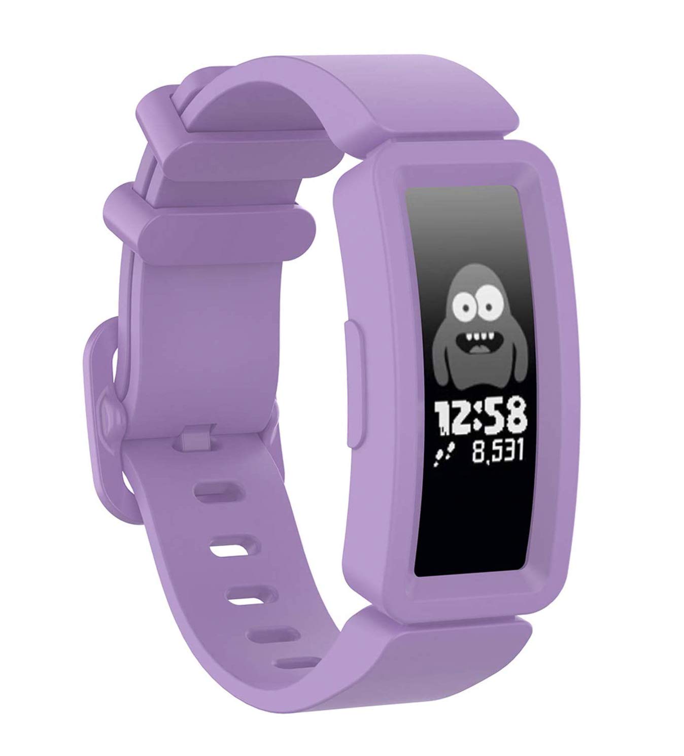 Shieranlee Compatible with Ace 2 Bands for Kids 6+, Soft Silicone Bracelet Accessories Watch Band Repalcement Strap, Colorful Sport Wristbands for Fitbit Ace 2/ Inspire HR for Boys Girls