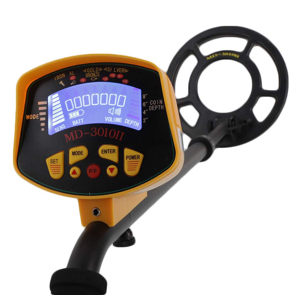 Amazon.com : Adulmly Metal Detector for Gold Digger Hunter Deep Sensitive Finds LCD Display : Garden & Outdoor