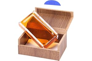 Crovakeu 1PC Violin Rosin for Bow, Natural Lightweight Safe Rosin for Violin Viola Cello, Yellow Color Music Accessory
