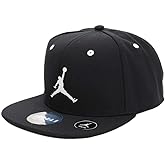 NIKE Jordan Boys' Jumpman Snapback Hat (Youth 8-20, Black/White)