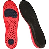 Insoles for Men Women - Thermal Shoe Insoles, Soft Furry Warm Replacement Inserts, Comfort Insole Anti-Shock & Breathable, Suitable for Winter Shoes Boots Sneakers(L)