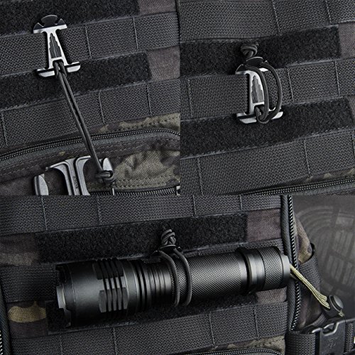 image for DYZD 10pcs MOLLE Web Dominators with Elastic String, durable Tactical 