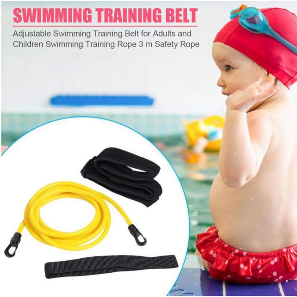 Digcreat Swim Training Belts, Stationary Swimming Belt for Adults Kids Children Swim Resistance Bands Swim Harness Static Swimming Belt Swim Leash Bungee Cords : Sports & Outdoors