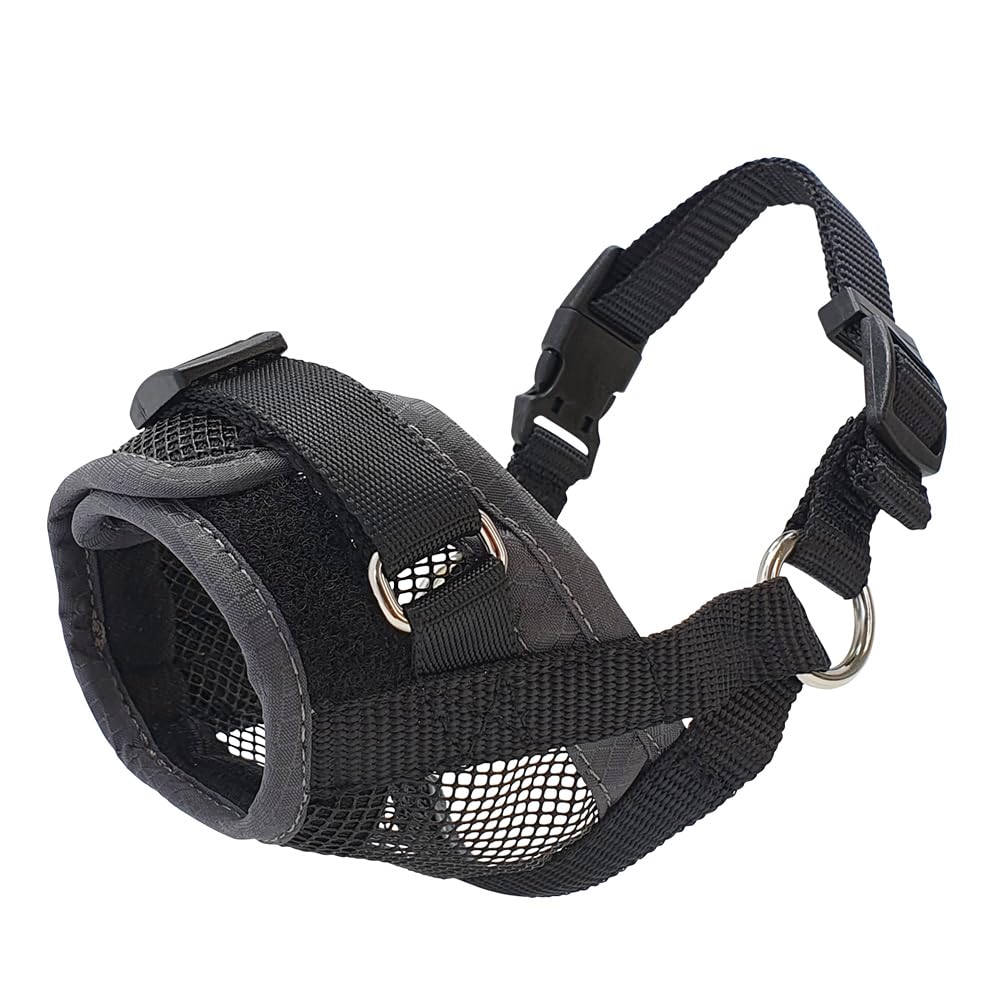 Nobby 52051-42 Muzzle Adjustable Grey M: Mouth 13-20 cm