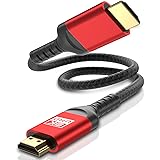 ALLEASA 8K HDMI Cable, Ultra 48Gbps High Speed 2 FT HDMI Cable, 2 Foot hdmi Cable -4K@120Hz 8K@120Hz, eARC, HDR10, DTS:X, HDC