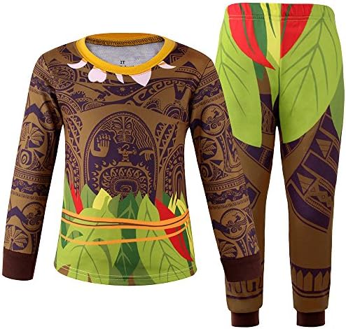 Maui Boys Pajamas Sets Comfy Loose Sleepwear Pjs for Fall &amp; Winter 10(9-10Years)