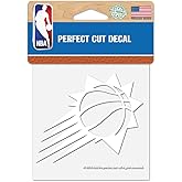 WinCraft NBA Phoenix Suns 4"x4" inch White Decal Sticker