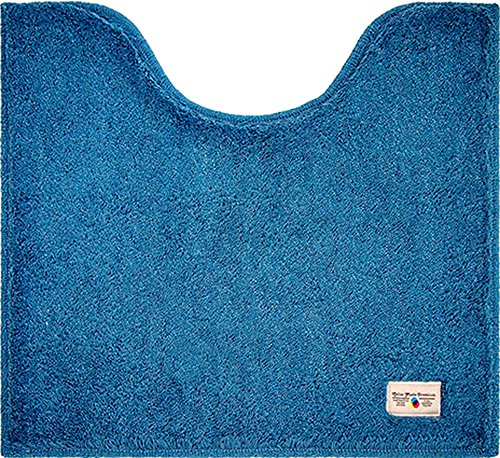 オカトー カラーモードプレミアムトイレマット 55×60cm ターコイズブルーの商品画像