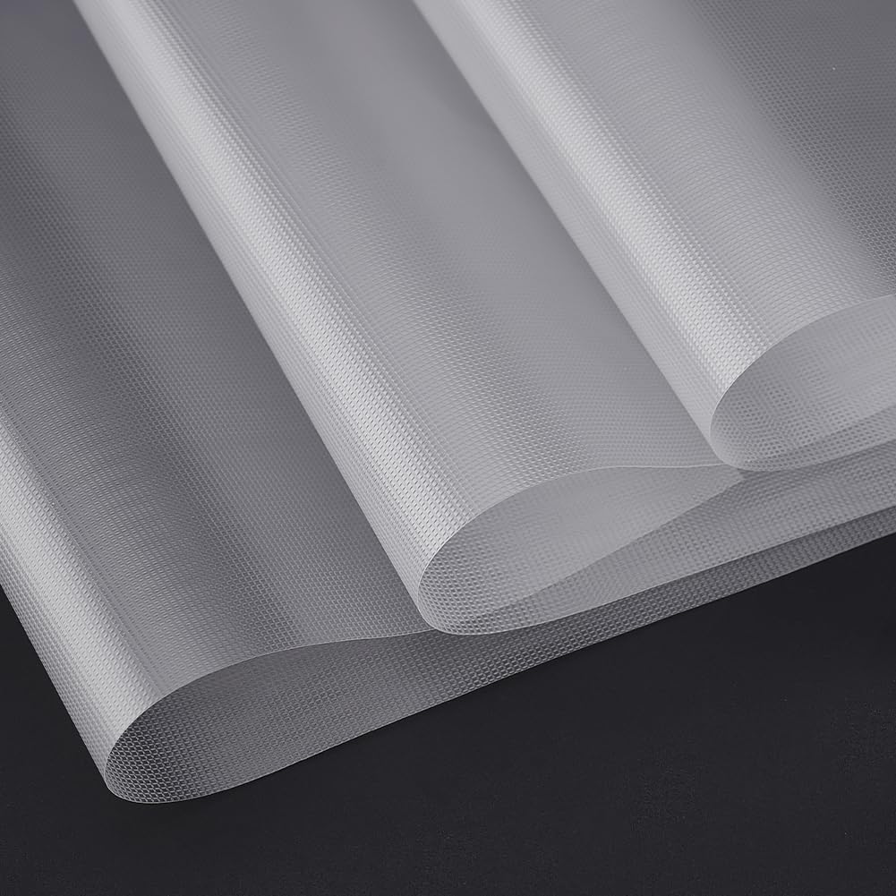 AHANDMAKER 40 Pcs Water Soluble Embroidery Topping Film, A4 Water Soluble Paper Wash Away Embroidery Stabilizer DIY Handmade Embroidery 7.87 x 11 Inch