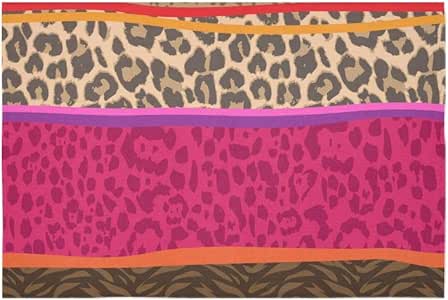 Tapiz de Pared de habitación Divertido Estampado de Leopardo de Cebra