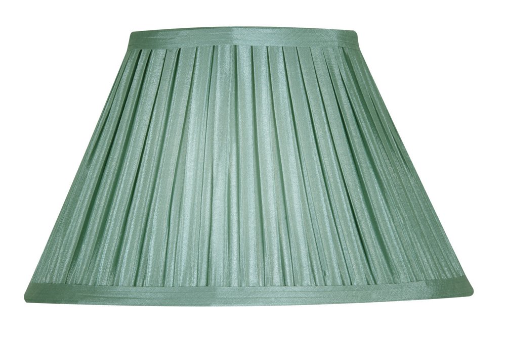 Oaks Lighting 10-inch Sage Green Immitation Mushroom Pleated Shade, Fabric, S650/10 SE