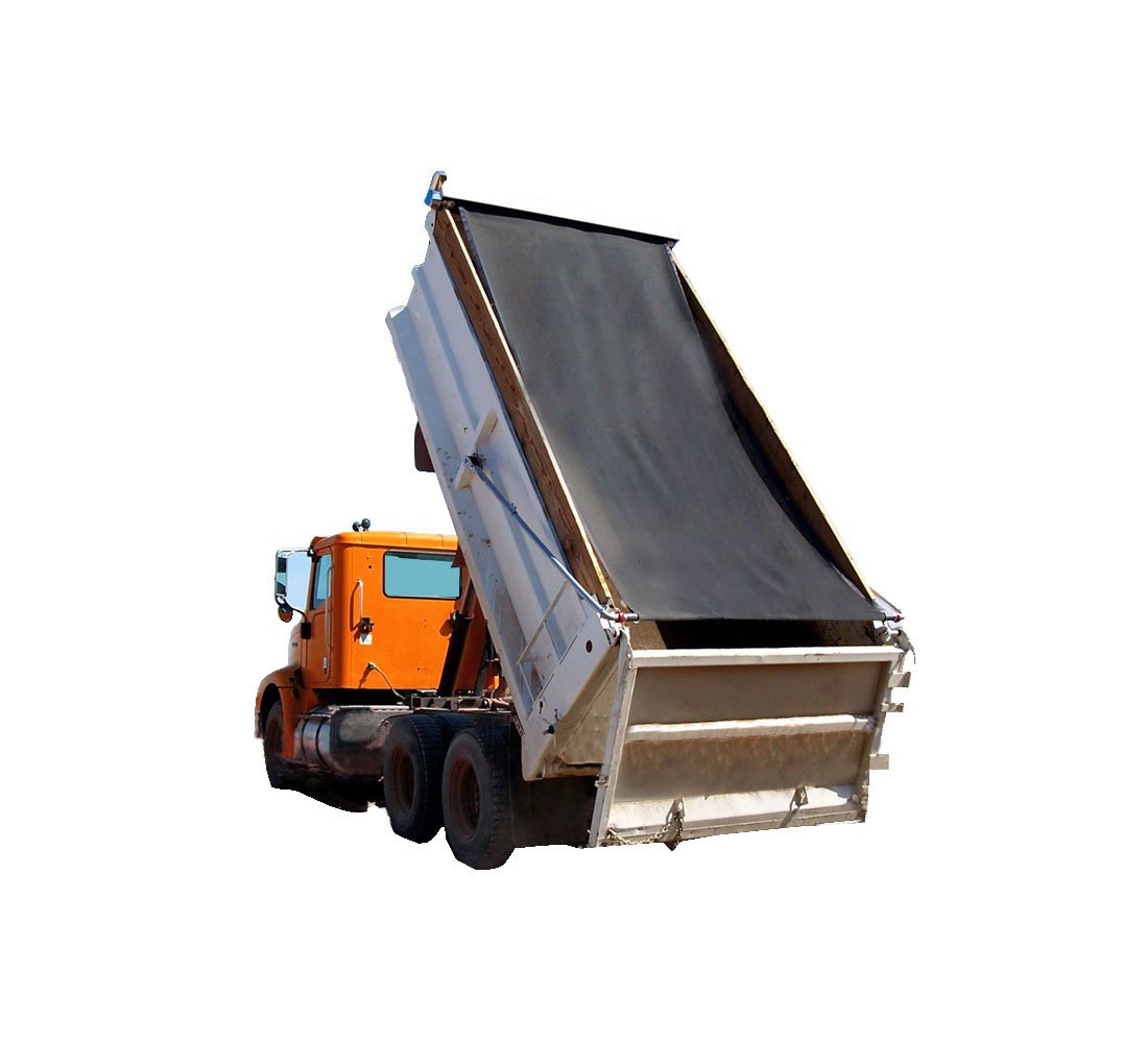 Dump Truck Mesh Tarp 7'X10' - Black Tentproinc Heavy Duty Cover with 6''  Pocket Reinforced Double Needle Stitch Webbing Ripping Tearing Stop, ...