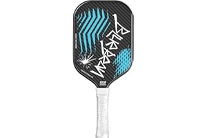 Pickleball Paddles,USAPA,Carbon Fiber Pickleball Paddle with 16MM Polymer Honeycomb Core Provides Lighter Weight&Higher Grit&Spin,Engineered for Professional Players,BlueBean