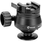 FANAUE 60mm Tripod Ball Head Compatible with Arca Quick Release Plate,Quick Locking, Professional Aluminum Ball Head - IN-60T