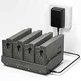 New Reveal Camera Rechargeable Lithium Battery with 4 Port Battery Charger | Compatible with Camera Reveal Ultra, X Gen 3.0, Pro 3.0, X, X Pro, X Gen 2.0, XB, SK