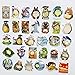Cute Cartoon My Neighbor Totoro Anime Laptop Stickers Waterproof Skateboard Pad MacBook Snowboard Car Bicycle Luggage Decal 50pcs Pack（My Neighbor Totoro B)