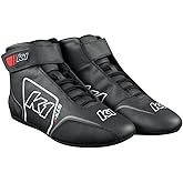K1 SFI 3.3/5 GTX-1 Auto Nomex Racing Shoes 2020 Black/Grey 24-GTX-N-65 US 6.5