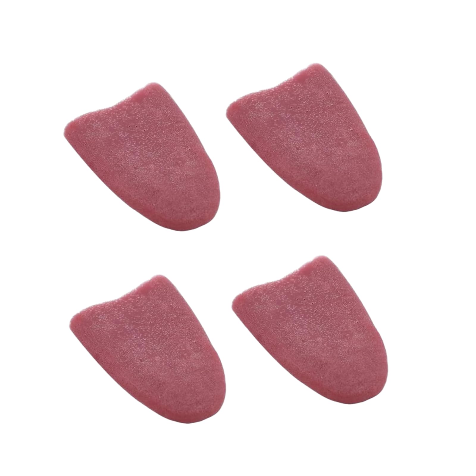 4Pcs Realistic Fake Tongue Gross Jokes Prank Magic Tricks Fashion Processing Halloween Magicians Props Tricks Tongue Toys, Prank Stuff, Magic Kits and Accessories
