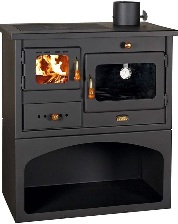 Holzofen 10 kW Gusseisen Top Log Burner Holzofen Prity 1: Amazon.de