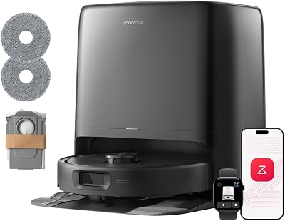 Qrevo 2 Pro Set Robot Aspirador Succión Extrema de 25000 Pa,Negro
