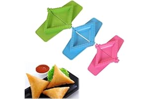Jannity Triangle Dumpling & Ravioli Maker Set - Empanada & Pierogi Press (3pcs Different Sizes)
