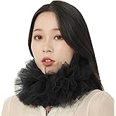 KOGOGO Renaissance Ruffle Collar Victorian Neck Costume Cosplay Props