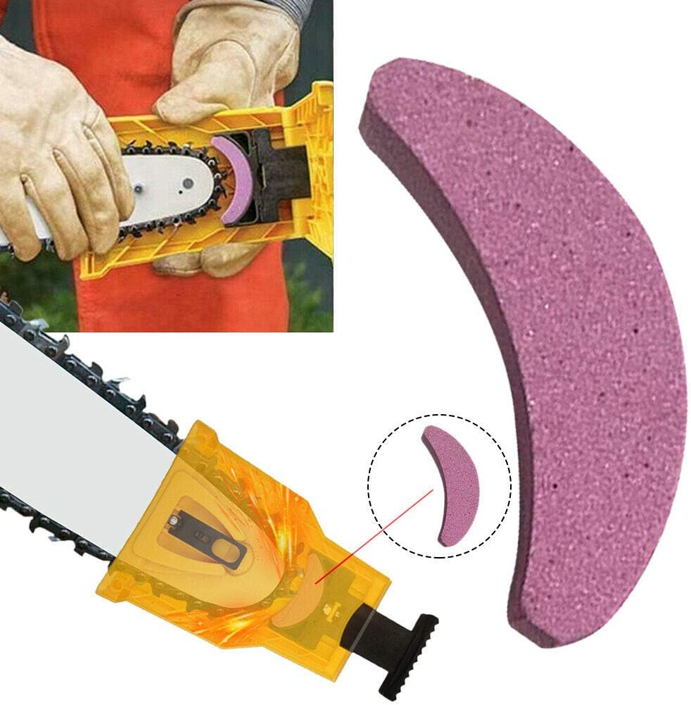 Xucus Chain Sharpening Stone Fast Grinding Grindstone Woodworking Sharpener Chain Saw Sharpening