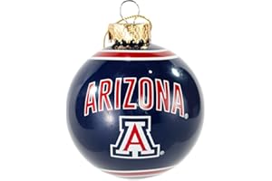 FOCO University of Arizona – Collector's Edition Wildcat Ornament – Represent The Cardinal and Navy Colors and Show Your PAC-12 Spirit with Officially Licensed U of A Holiday Fan Decorations