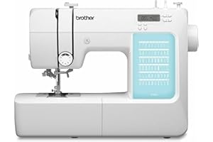 Brother CP60X Computerized Sewing Machine, 60 Built-in Stitches, LCD Display, 7 Included Feet, White