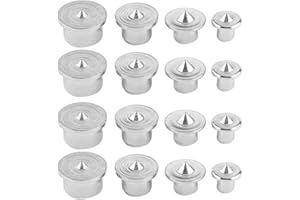 Mesee 16pcs Dowel Pin Centre Point Set,Woodworking Locator Positioners Alignment Hole Drill Tool Points Marker Drill Centerin