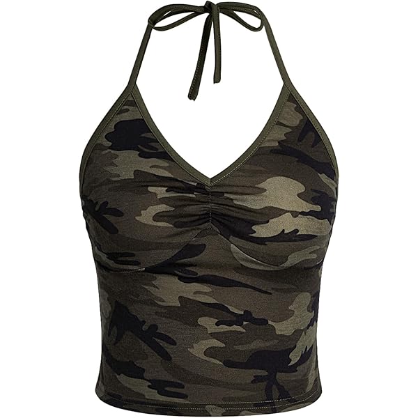 Floerns Women's Sleeveless Graphic Print Drawstring Side Y2K