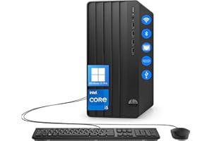 HP Desktop Computers Tower PC for Home Business Student, Intel 6-Core i5-12500 (Beat i7-11700), 64GB DDR4 RAM, 2TB PCIe SSD, WiFi, Bluetooth, RJ-45, Keyboard and Mouse, Windows 11 Pro, Wendbo