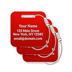 Custom METAL Luggage Tags