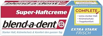 Blend-a-med Super-Haftcreme extra stark -frisch- 47g, 3er Pack (3 x 47 g)