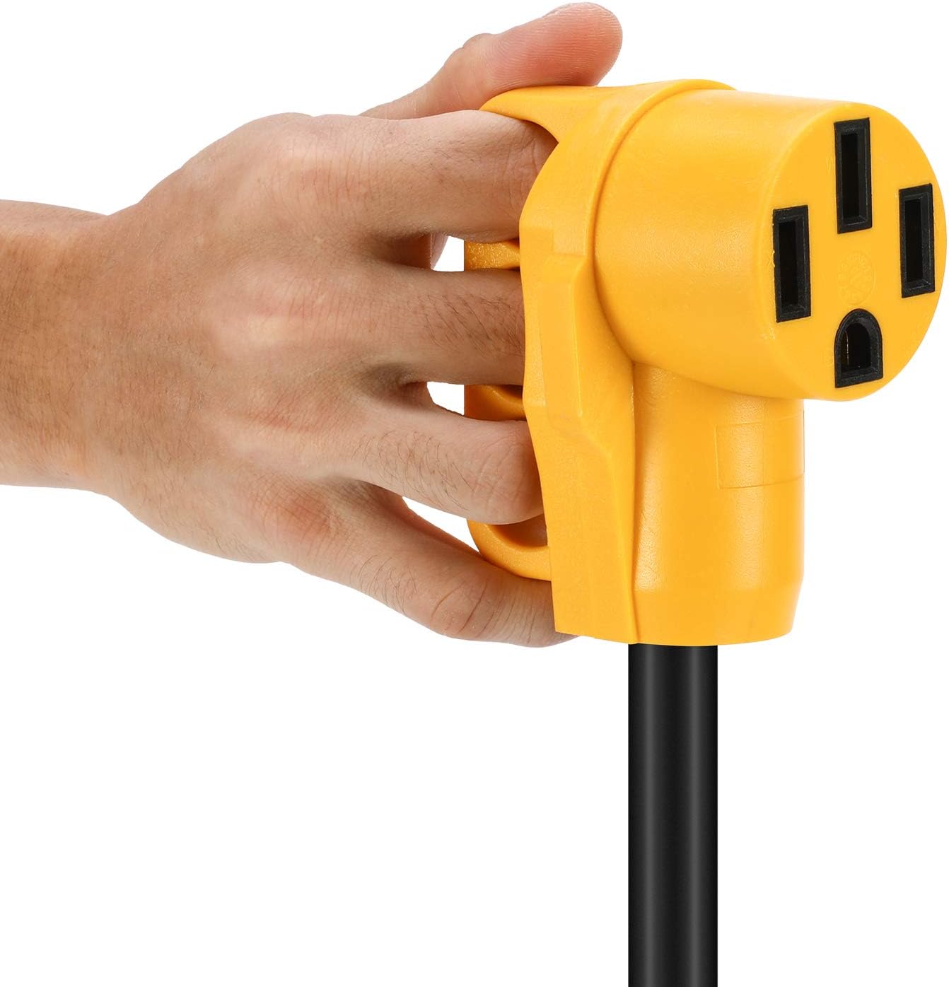Kohree 30 Amp to 50 Amp RV Plug Adapter Heavy Duty Dogbone Electrical Power Adapter with Grip Handle, 30M/50F 125V/3750W, 18 Inches: Automotive
