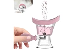 AXLOFO® Eye Wash Cup, Eye Wash Bath Kit (Eye Drop Guide/Wash Cup), Silicone Eye Cup for Effective Eye Cleansing, Soothing Tired Eyes (2)